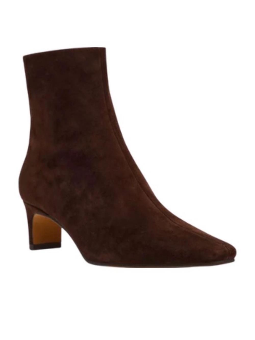 Steve Madden Dark Brown Suede Ankle Booties